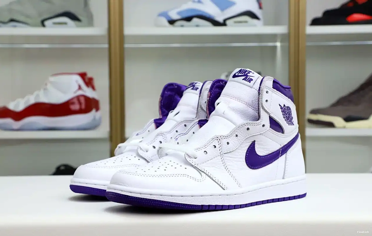 OG Court Air 1 Jordan Purple High 0409